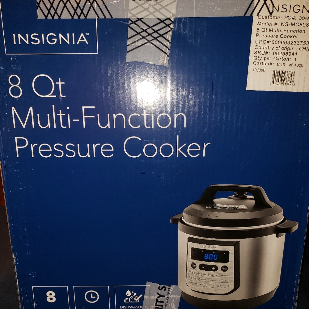 🥘INSIGNIA 8QT PRESSURE COOKER - Picture 2 of 7
